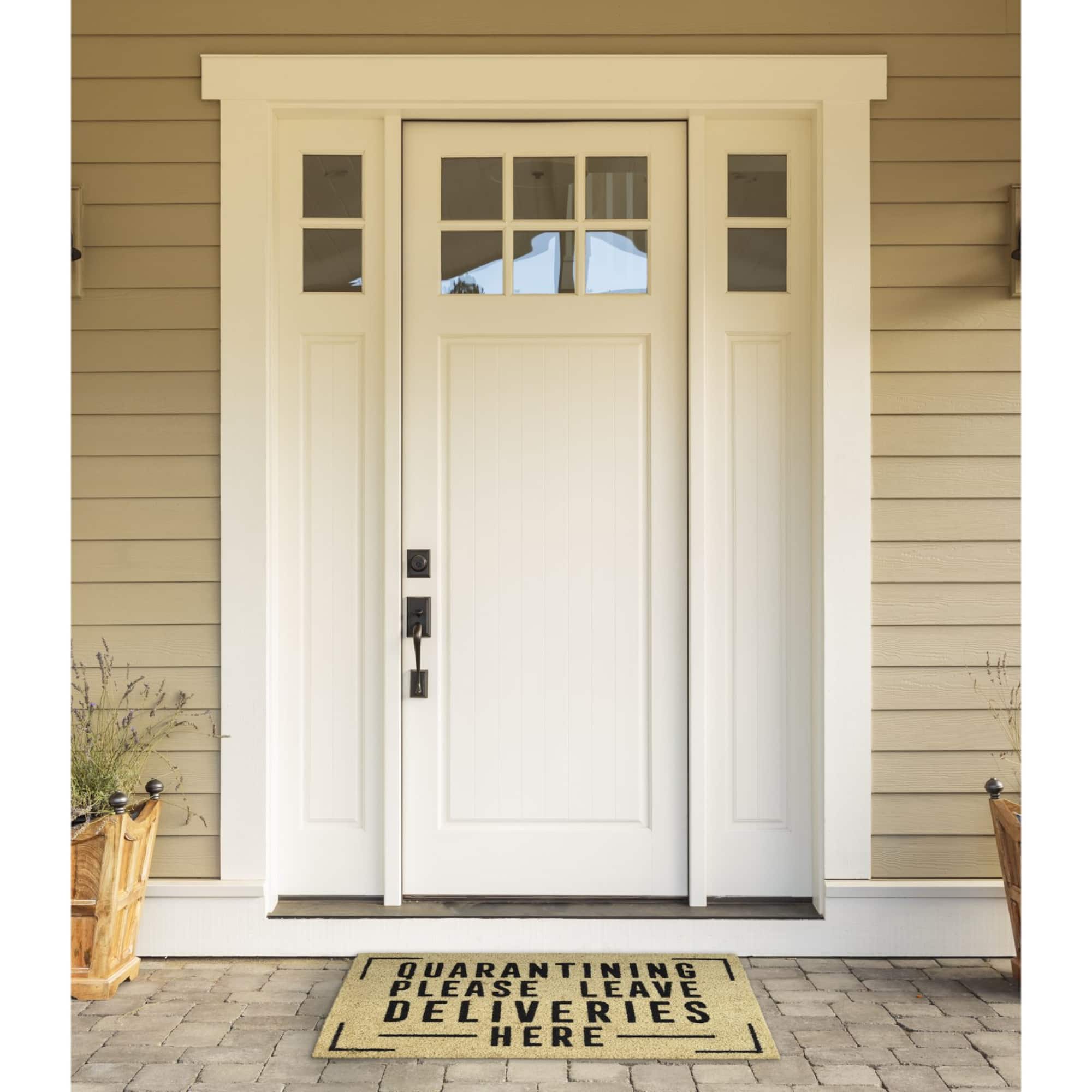 DII® Quarantining Deliveries Here Doormat